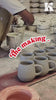 klaeora ceramic mushroom mug with a red mushroom cap lid and cute eyes coffee mug .